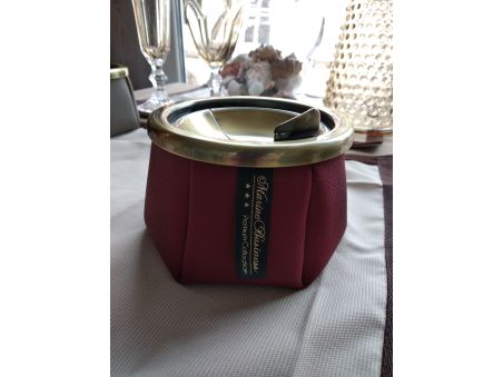 WINDPROOF Premium Anchor пепельница красная с якорем, заменитель кожи