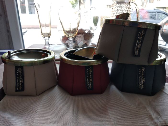 WINDPROOF Premium Anchor пепельница светло-серая с якорем, заменитель кожи