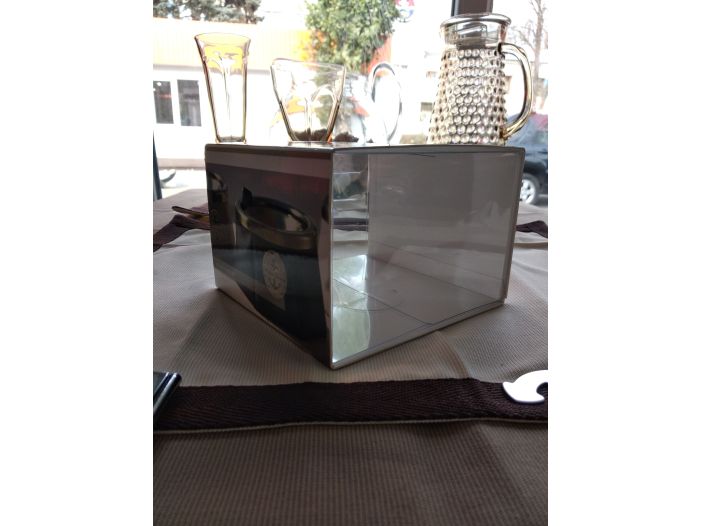 WINDPROOF Premium Anchor попільничка сіра з якорем, замінник шкіри