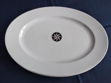 Азимут  Набір сервірувальних тарілок, кераміка 32см, 3шт