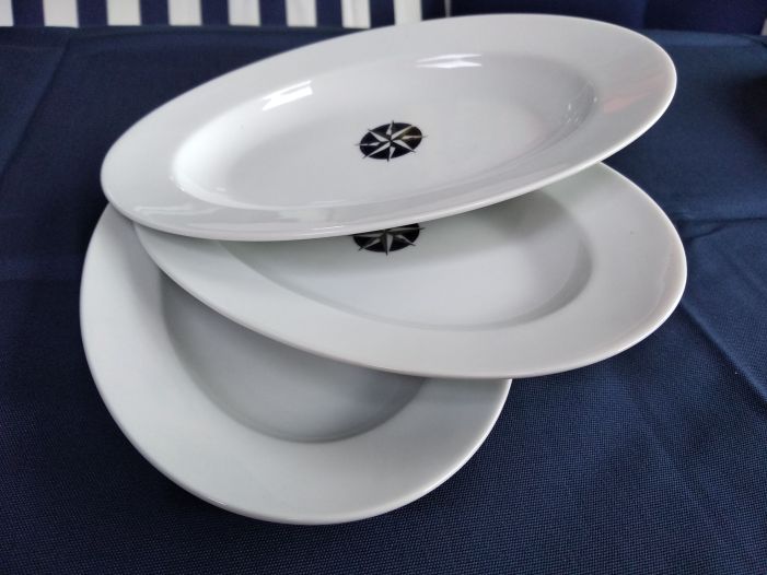 Азимут  блюдо  овальна  большая  размер  32 см