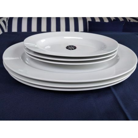 Азимут  Набір сервірувальних тарілок, кераміка 32см, 3шт