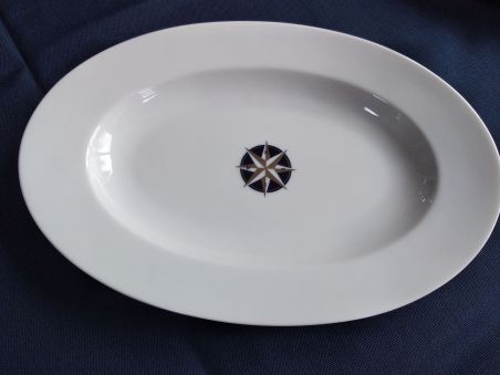 Азимут Набір сервірувальних тарілок, кераміка 22см, 3шт