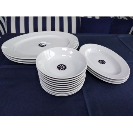 Азимут  тарелка  овальна  размер 22 см