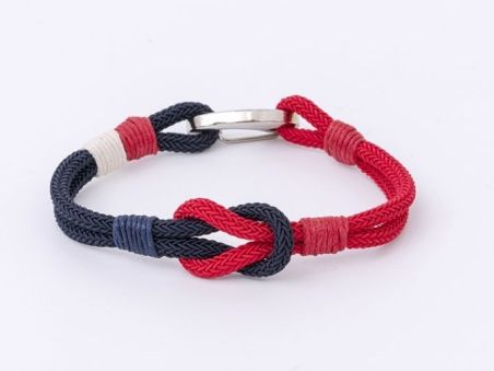 BATELA Браслет на руку зі скобою, червоно-синій