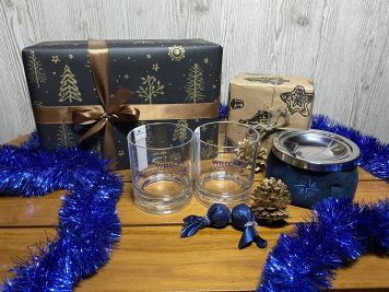Подарочный набор - Пепельница и стаканы для виски