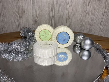 Подарунковий набір мила Bvlgari 3шт по 75гр