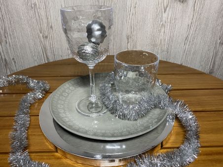 Подарунковий набір посуду ROSETTE кокосовий 18шт. Подарунковий набір посуду ROSETTE кокосовий 18шт.