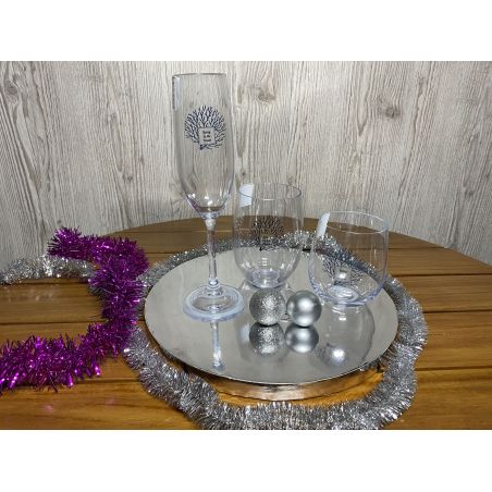 Подарунковий набір LIVING: Келихи для шампанського, склянки під віскі та склянки для води Подарунковий набір LIVING: Келихи для шампанського, склянки під віскі та склянки для води