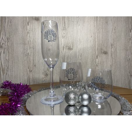 Подарунковий набір LIVING: Келихи для шампанського, склянки під віскі та склянки для води Подарунковий набір LIVING: Келихи для шампанського, склянки під віскі та склянки для води