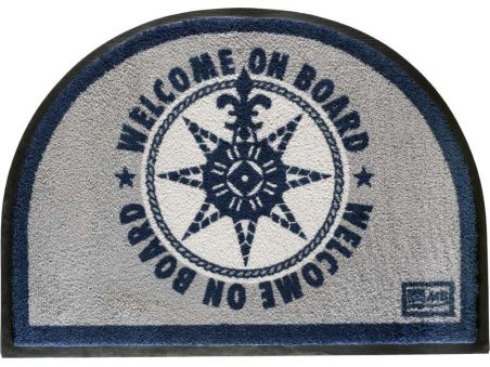 WELCOME Коврик входной "WELCOM ON BOARD BLUE", 70 x 50 см. WELCOME Коврик входной "WELCOM ON BOARD BLUE", 70 x 50 см.