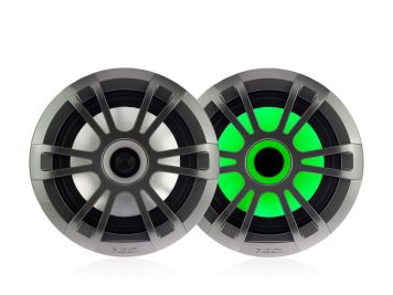 Морські колонки Fusion EL-FL651SPG 6.5" 80 Вт з LED-підсвіткою, сірі