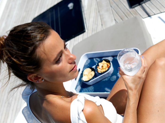 LIVING Набір склянок для води / соку з нековзною основою, прозорі, 6 шт.