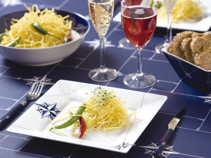 NORTHWIND квадратная обеденная тарелка ✵, набор 6 шт.