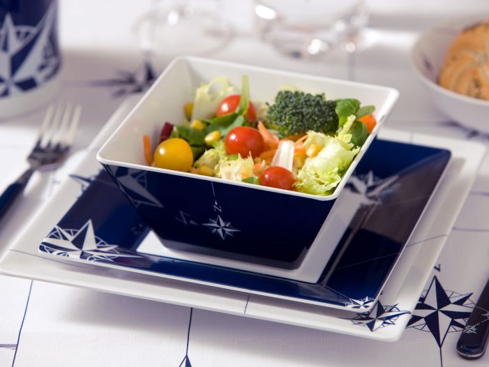 NORTHWIND квадратная обеденная тарелка ✵, набор 6 шт.