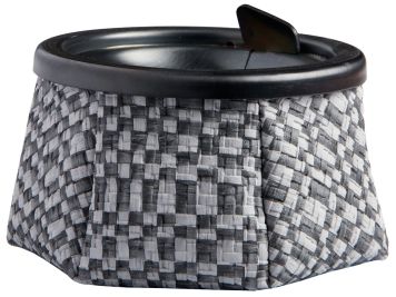 WINDPROOF Chess попільничка чорно-біла з візерунком, замінник шкіри