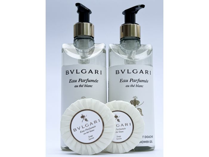 Bvlgari Шампунь та гель для душу (White Tea), 300 мл