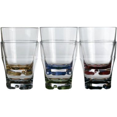 PARTY Склянки для води/вина, різнокольорові, набір 6 шт.