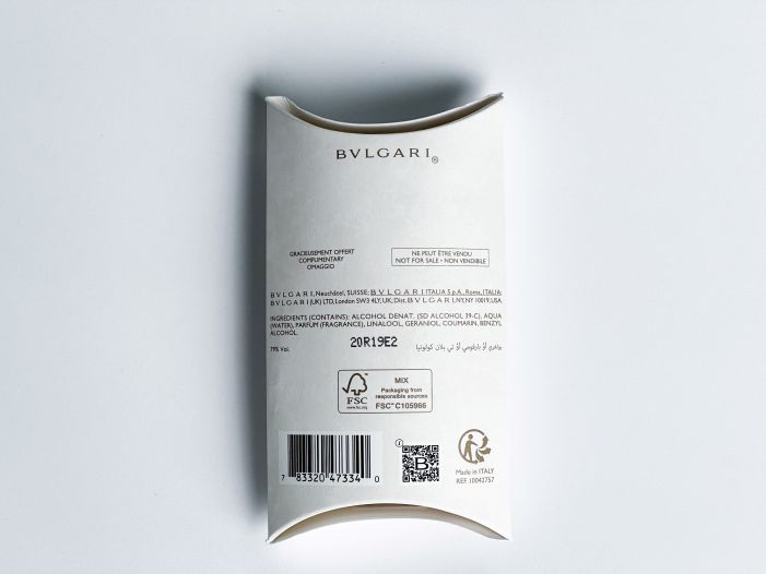 Bvlgari Парфумований спрей-одеколон (White Tea), 10 мл