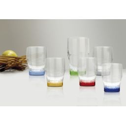 PARTY Склянки для води/вина, різнокольорові, набір 6 шт.