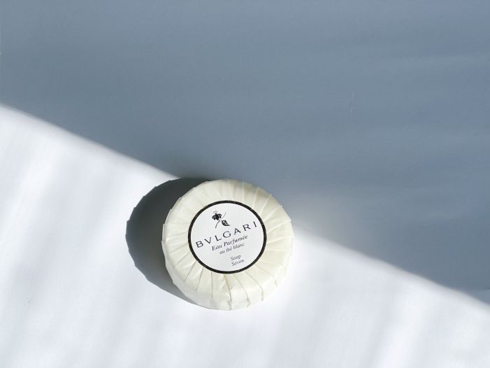 Bvlgari Мило парфумоване (White tea), 75 гр