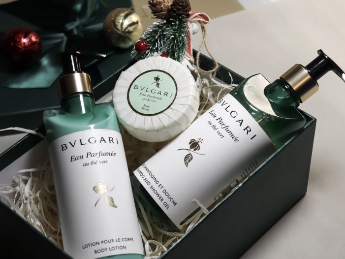 Bvlgari (Green Tea) Подарунковий набір косметики 3 в 1