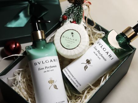 Bvlgari (Green Tea) Подарунковий набір косметики 3 в 1