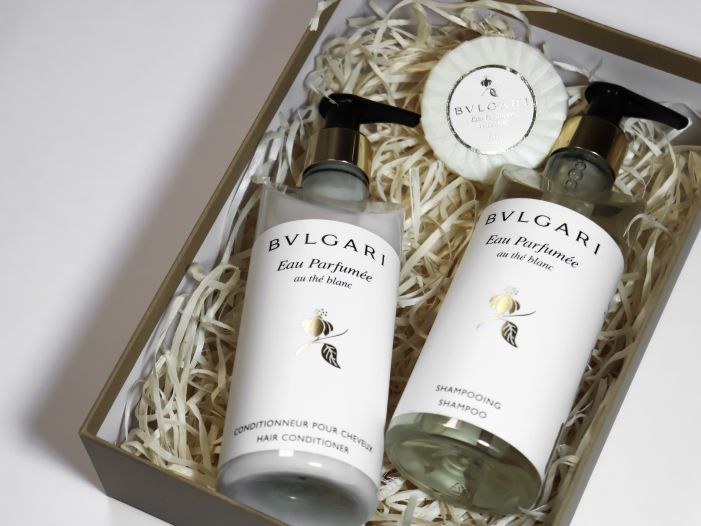 Bvlgari (White Tea) Подарунковий набір косметики 3 в 1