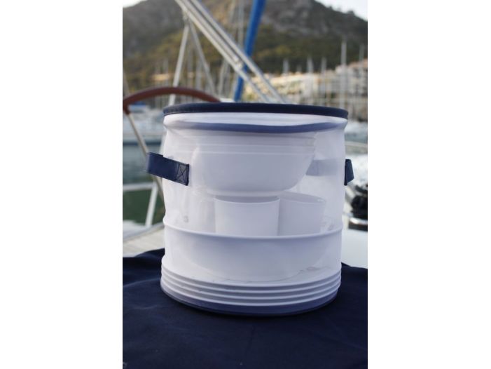 BORA BORA Кошик для посуду в сітку (круглий), синій